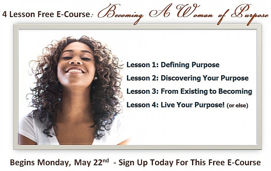 A Woman of Purpose – 4 Week E-Course-2